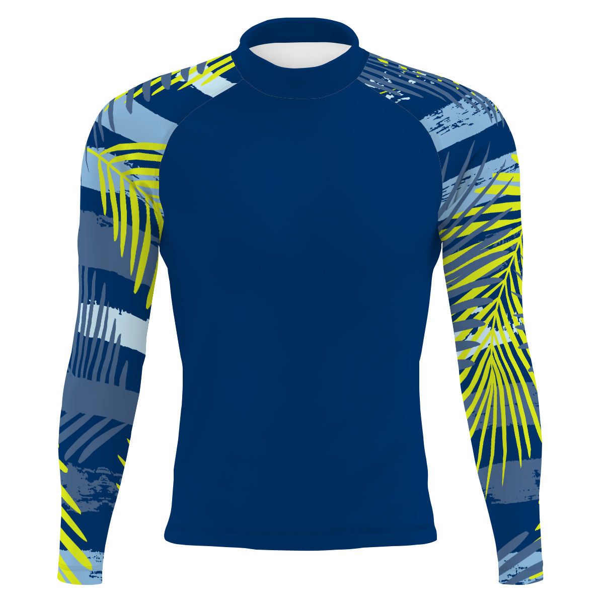 Tropical Palm - Men's Surf UPF50+ Long Sleeve Rash Guard