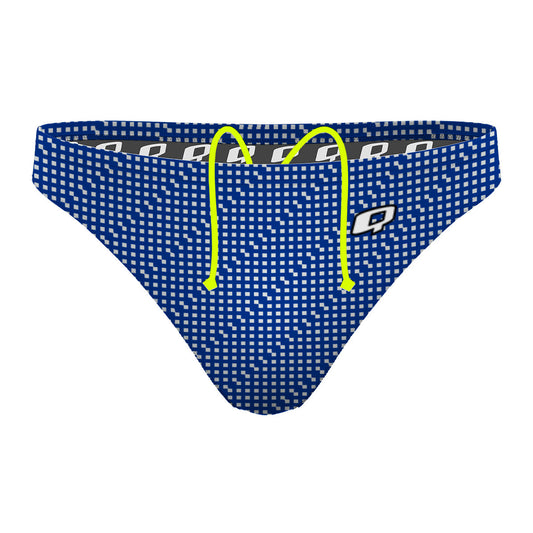 Zig Zag Silver Royal - Waterpolo Brief Swimsuit