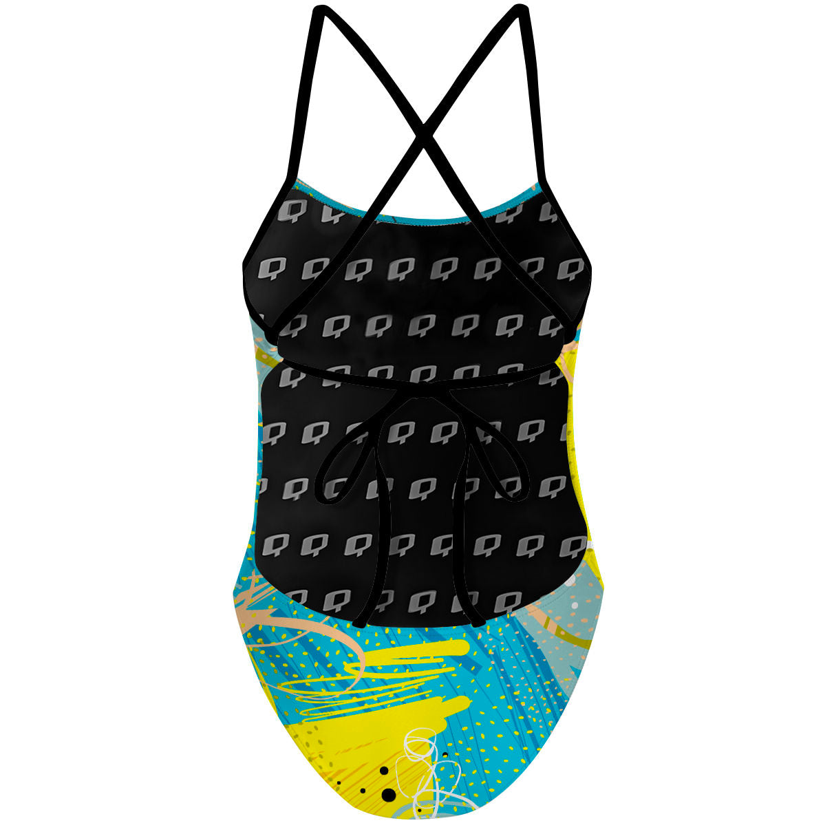 Deep Spring - Tieback One Piece Swimsuit