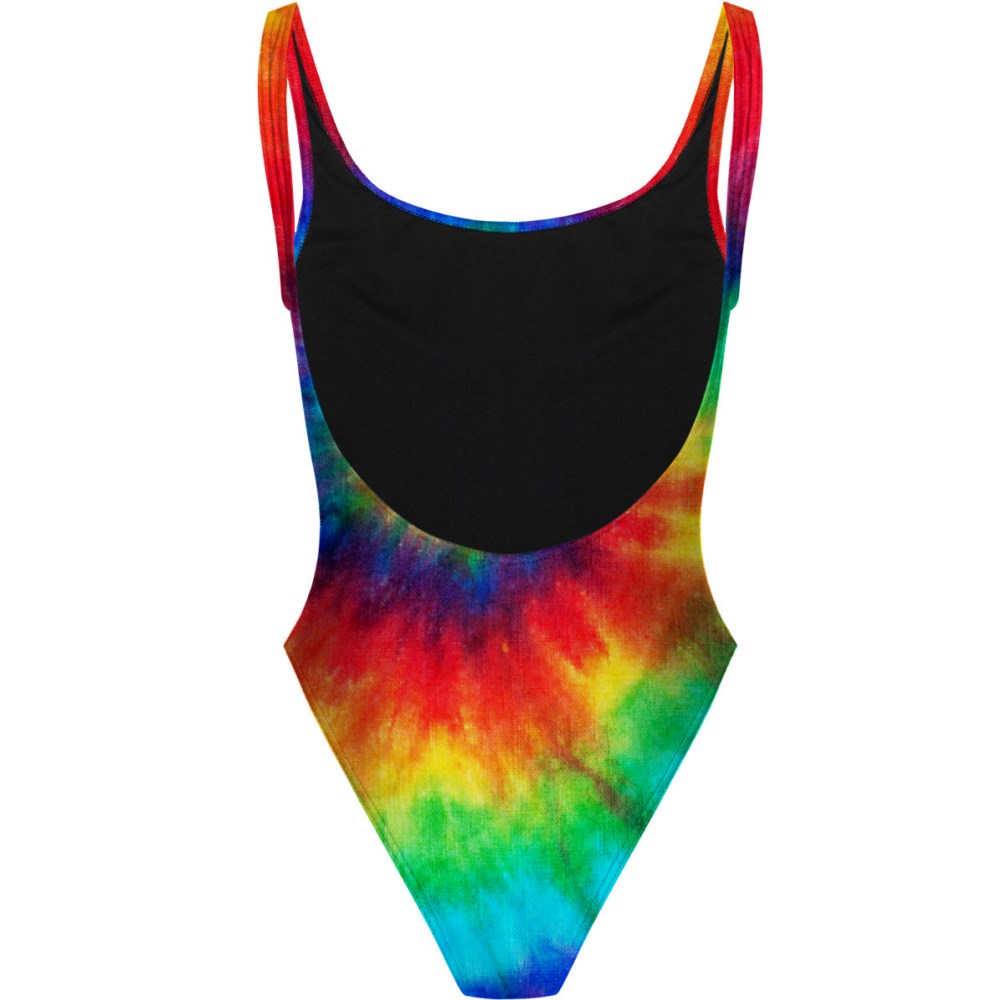 Tie Dye - High Hip One Piece Swimsuit