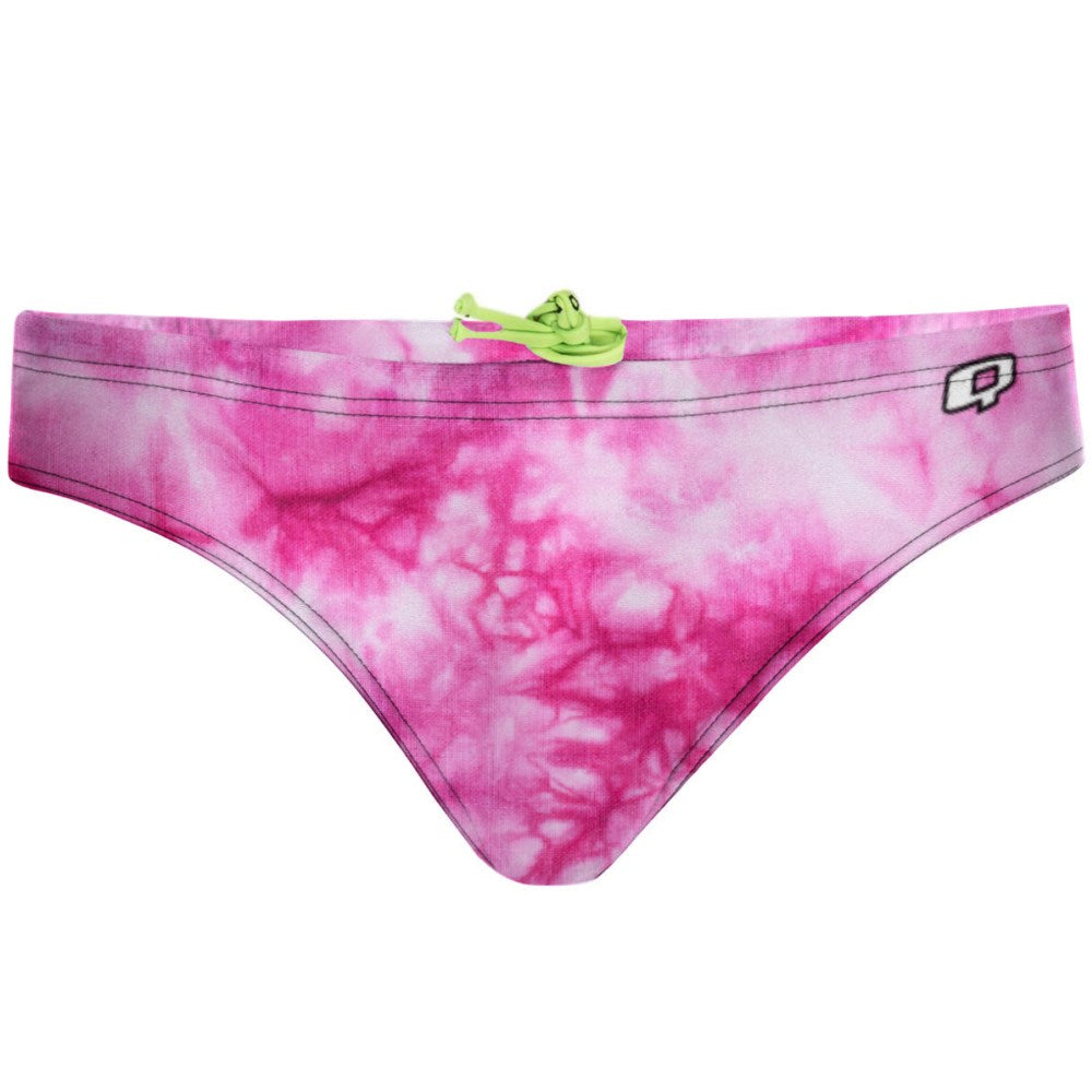 Tie Dye Pink Bandeau Bikini Bottom