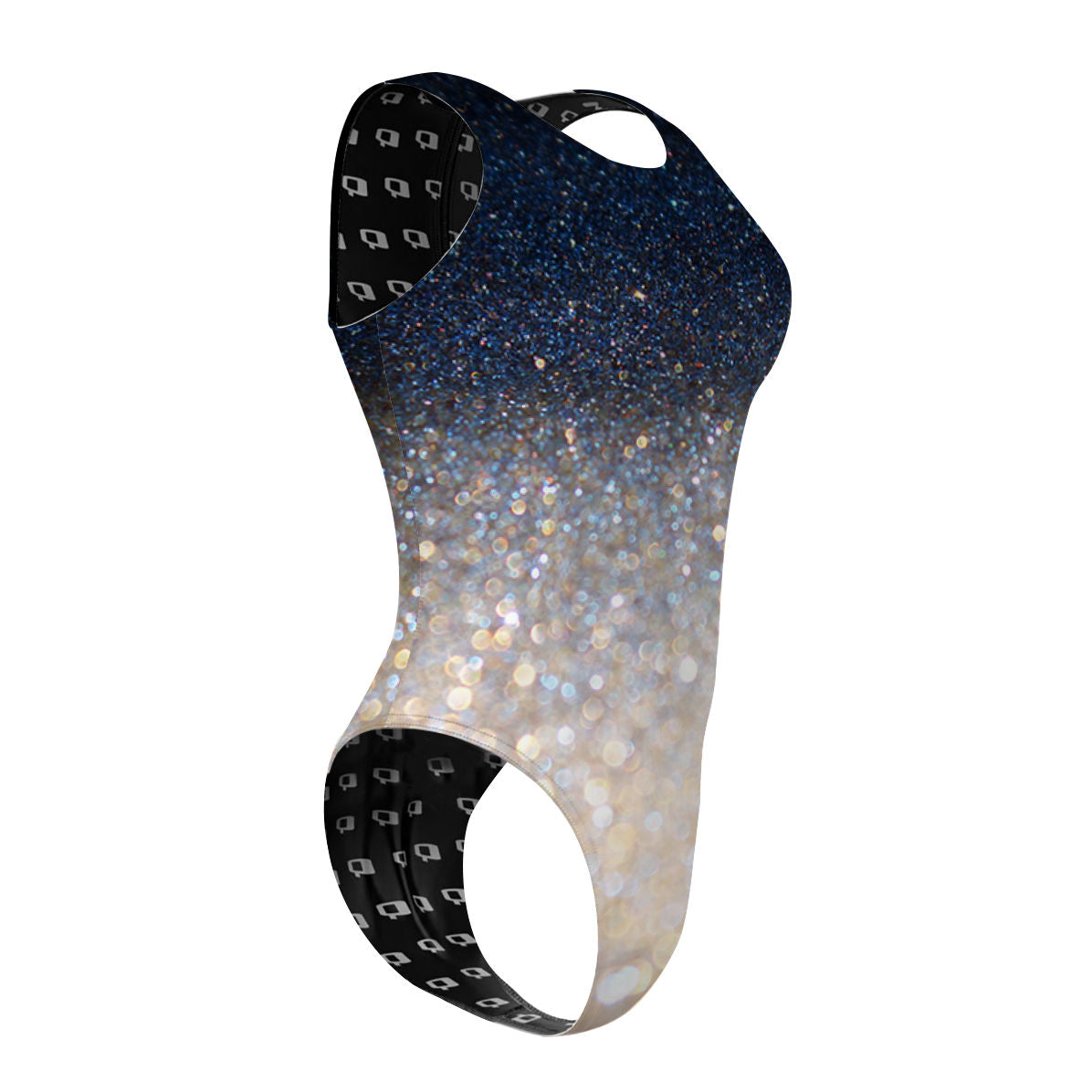 Glitter Bomb - Women Waterpolo Swimsuit Cheeky Cut