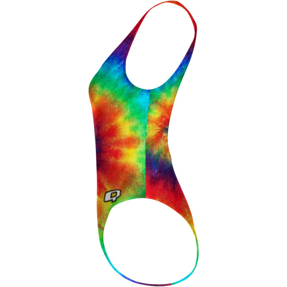 Tie Dye - High Hip One Piece Swimsuit