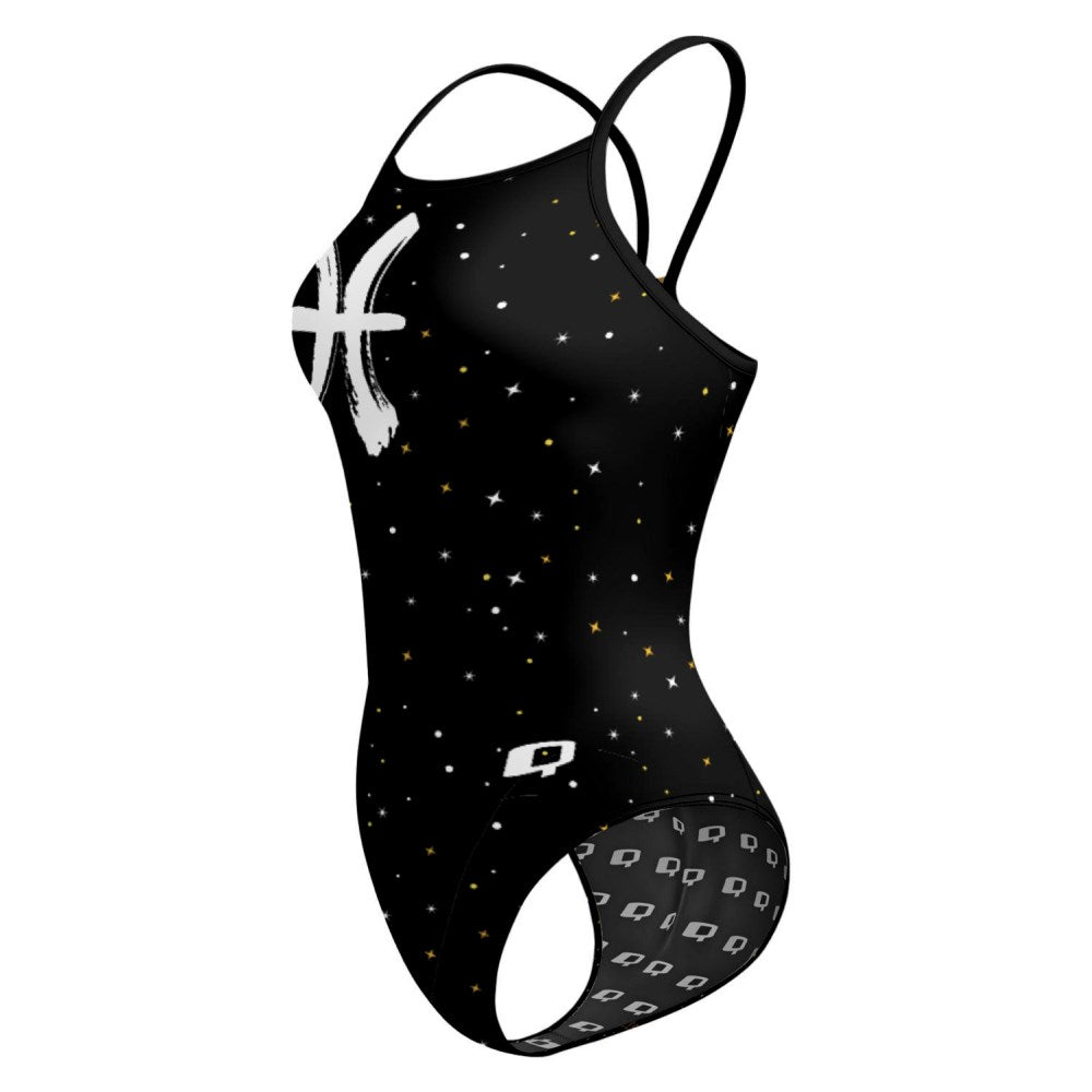 Pisces Skinny Strap Swimsuit