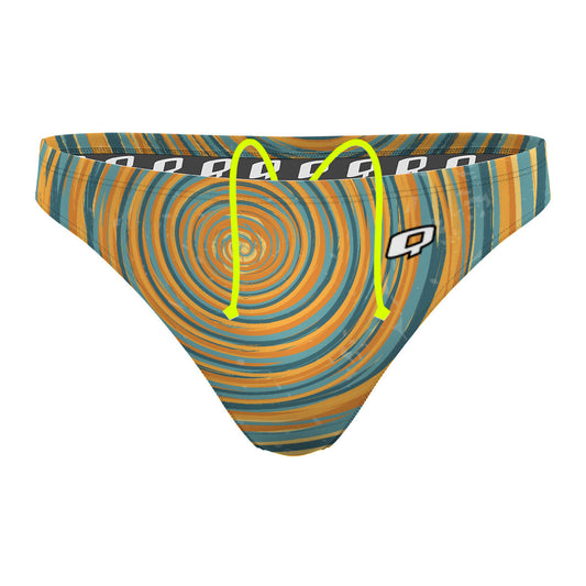 Blue and Yellow Sunset - Waterpolo Brief Swimsuit