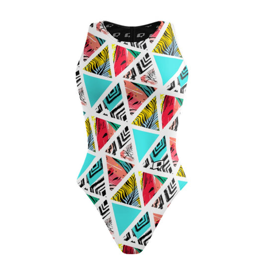 Watermelon Prism - Women Waterpolo Swimsuit Classic Cut