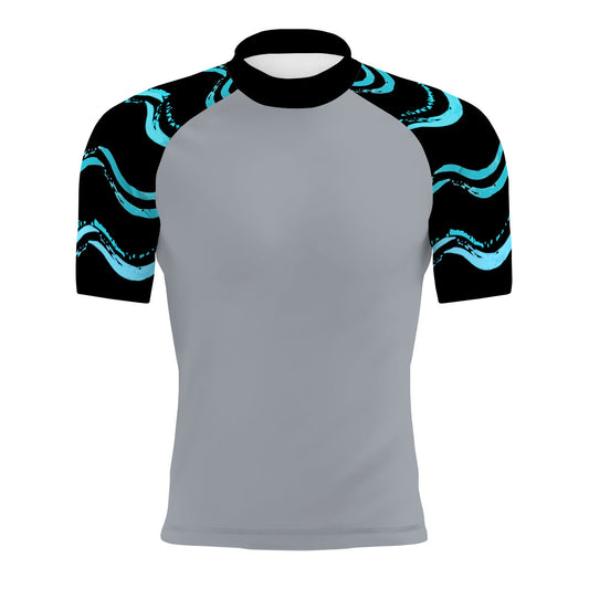 Little Waves - Men's Surf UPF50+ Short Sleeve Rash Guard