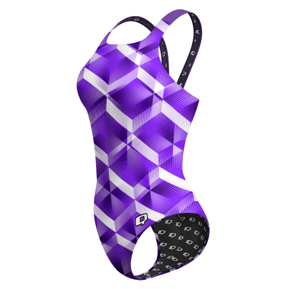 Amethyst Classic Strap Swimsuit