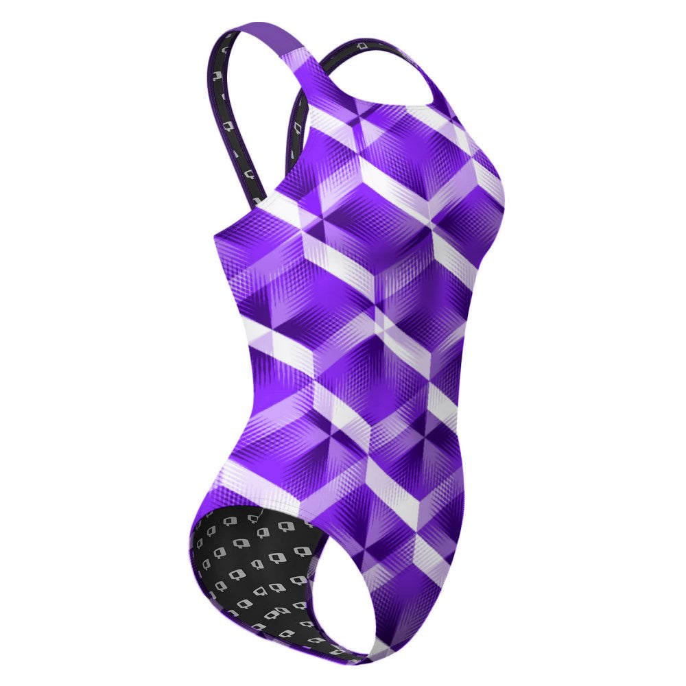 Amethyst Classic Strap Swimsuit