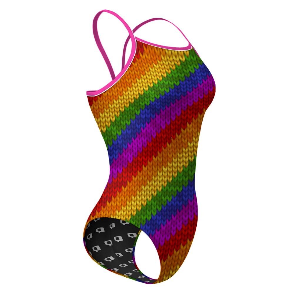 Crochet Rainbow - Sunback Tank Swimsuit
