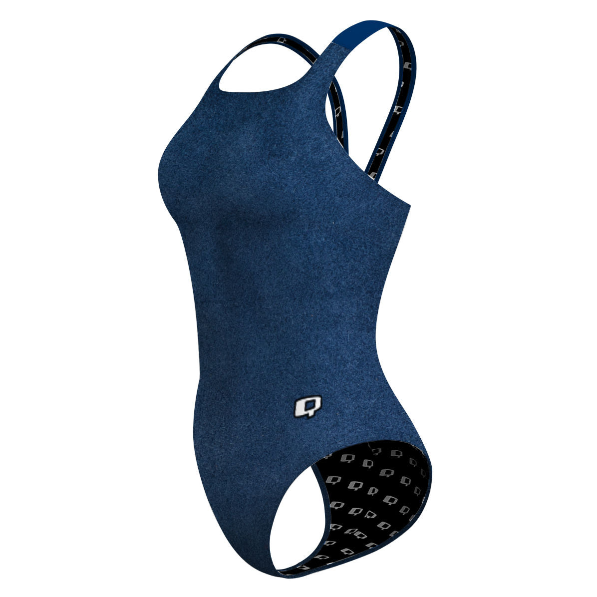 Blue Suede - Classic Strap Swimsuit