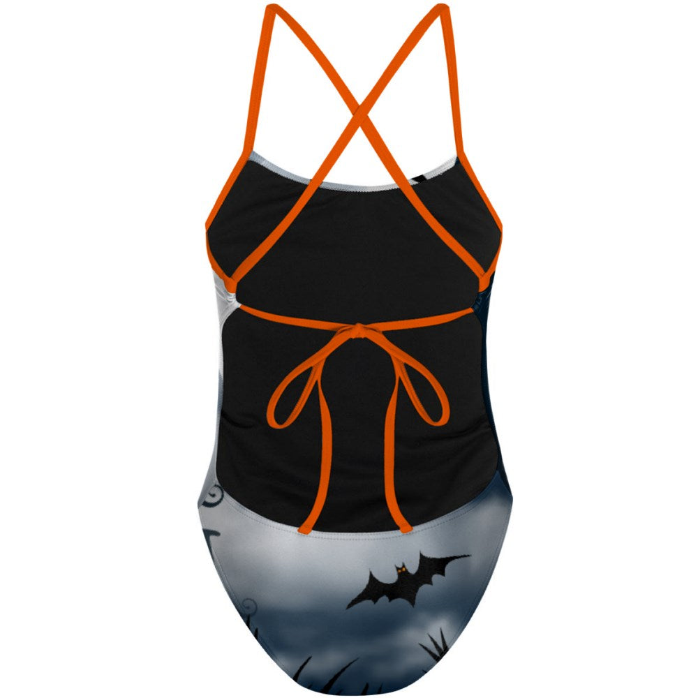 Scary Bats - Tieback One Piece Swimsuit