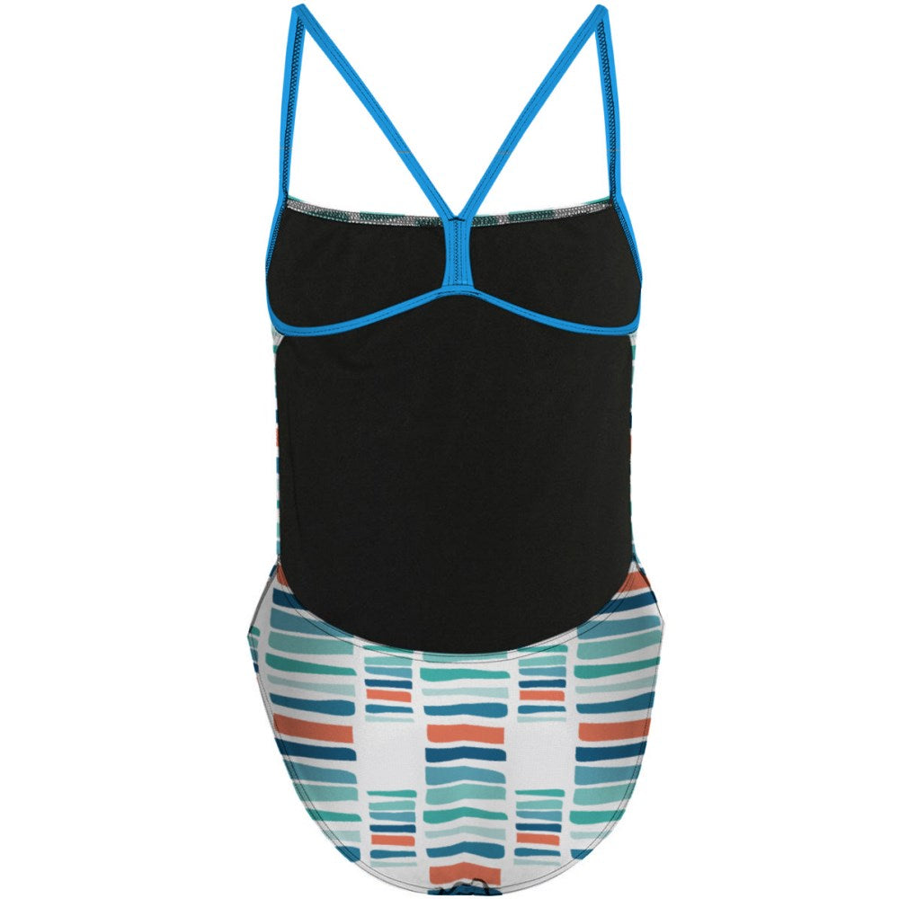 Blocks "Y" Back Swimsuit