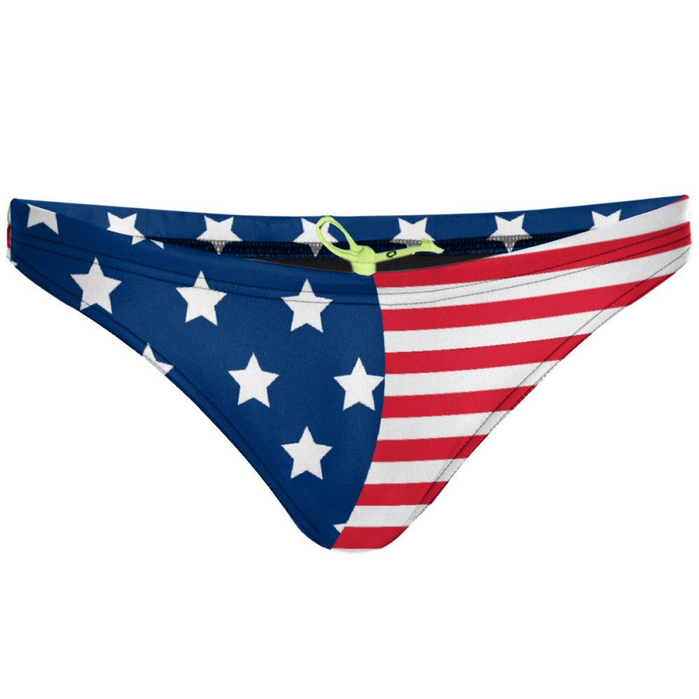 Stars and Strips Tieback Bikini Bottom