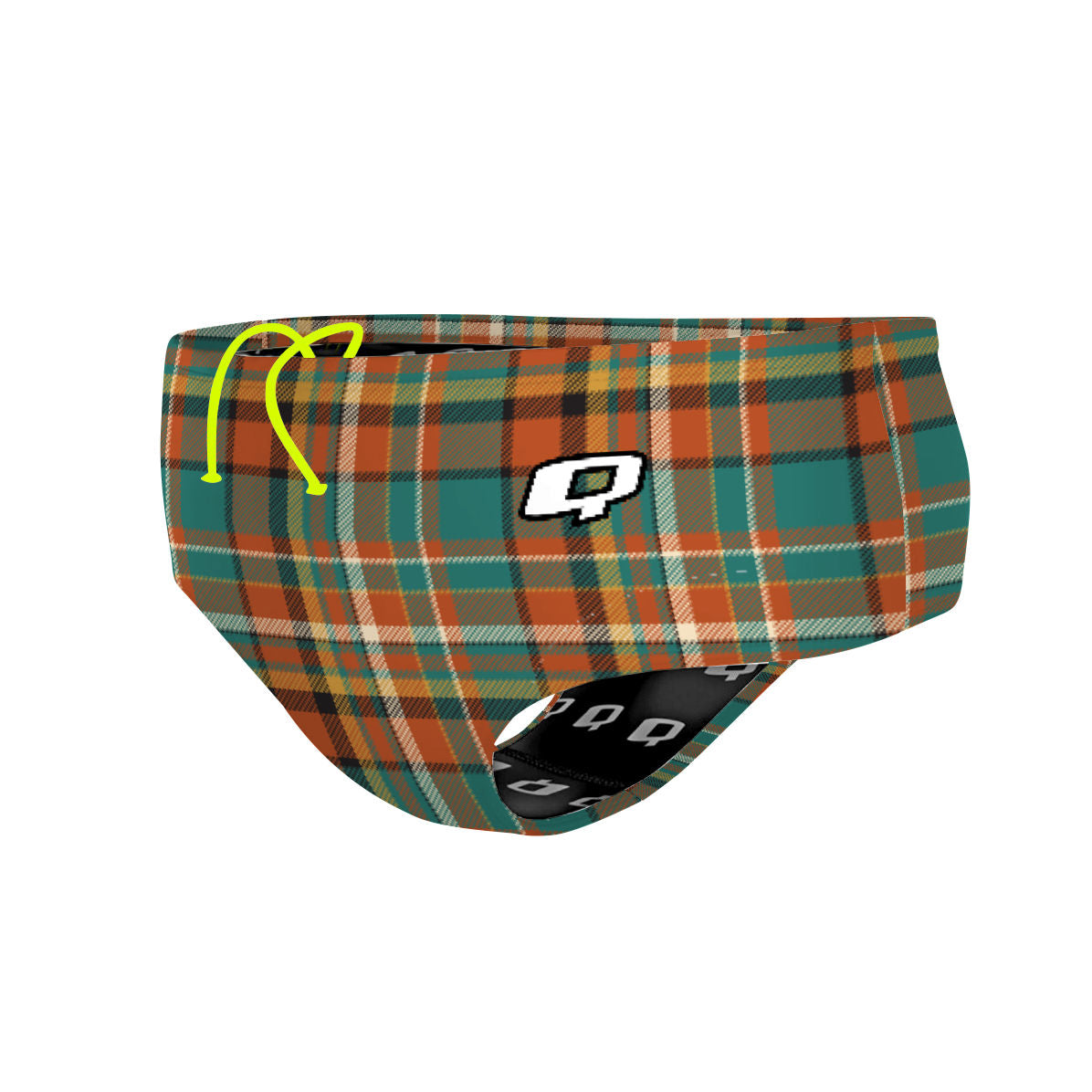 Fall Tartan Classic Brief Swimsuit
