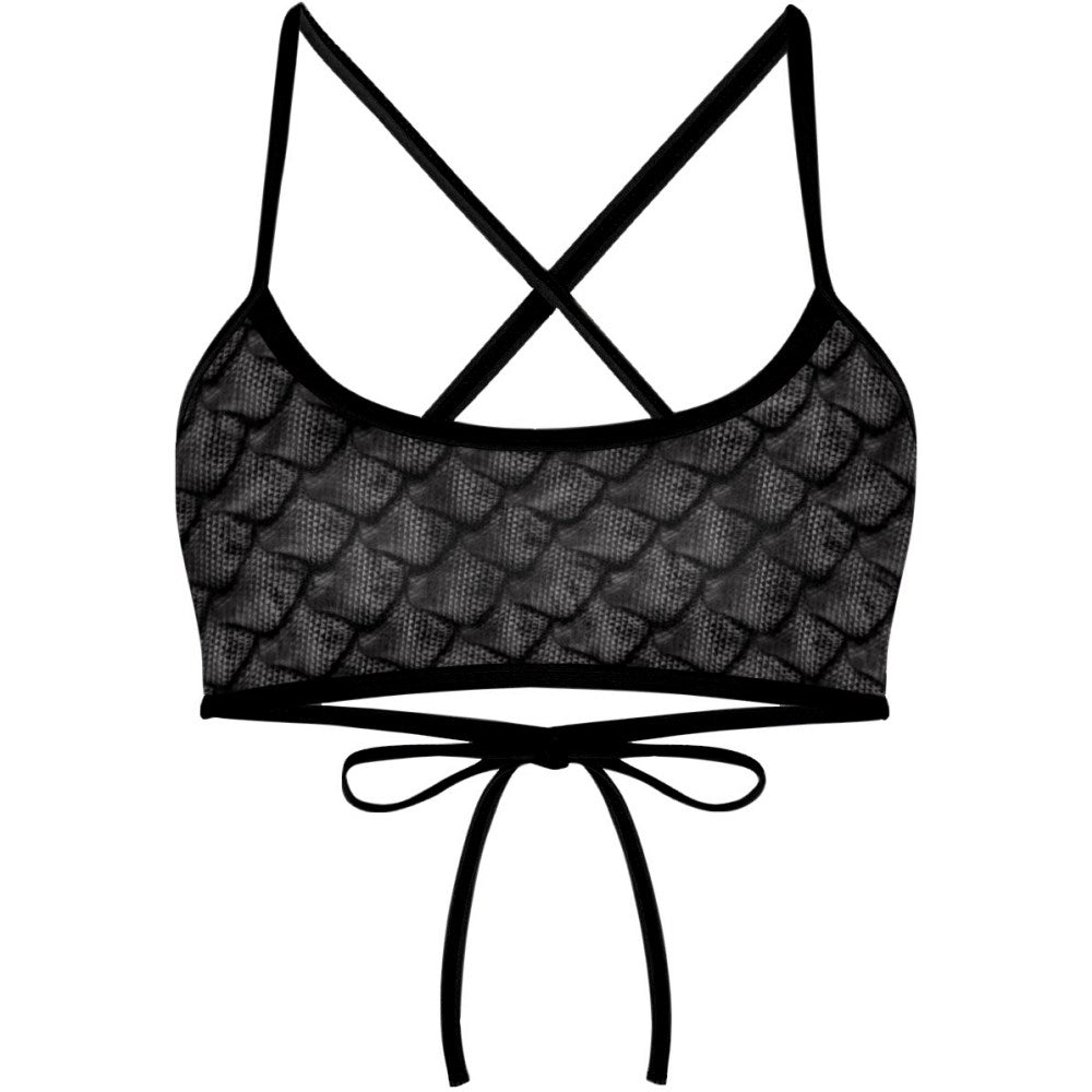 Dragon Scale Ciara Tieback Bikini Top