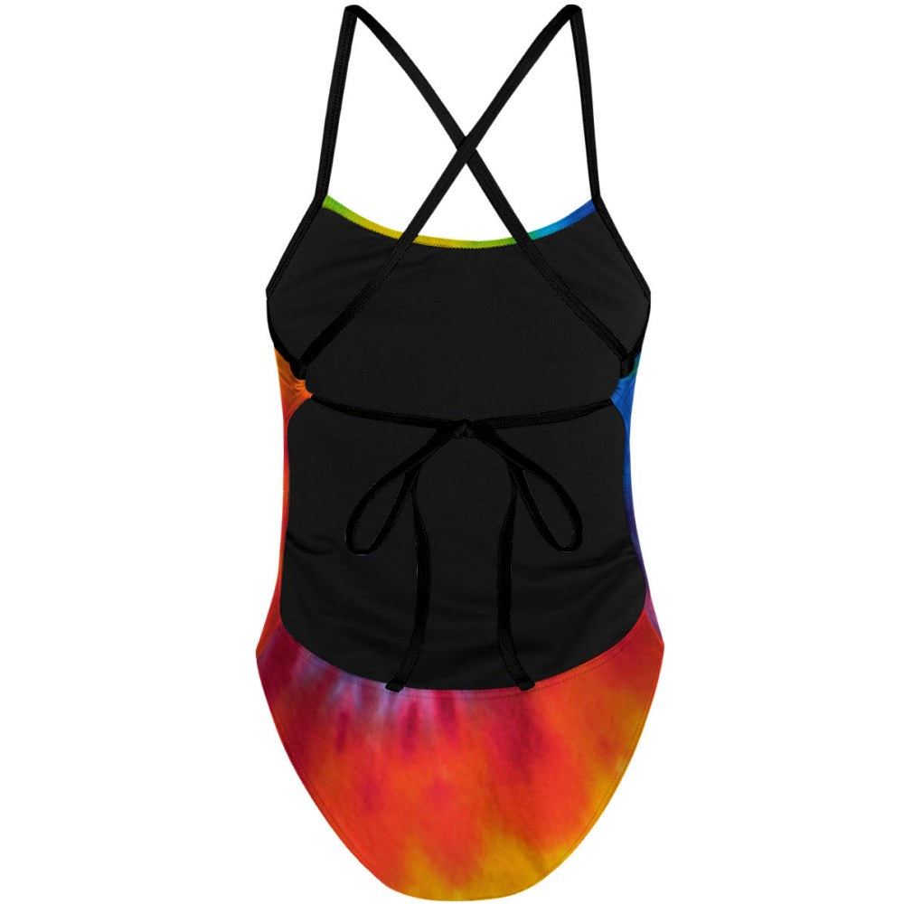 Tie Dye - Tieback One Piece Swimsuit