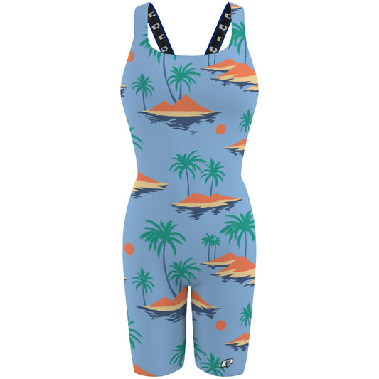 Aloha Rock - Classic Strap Long Knee Women Jammer