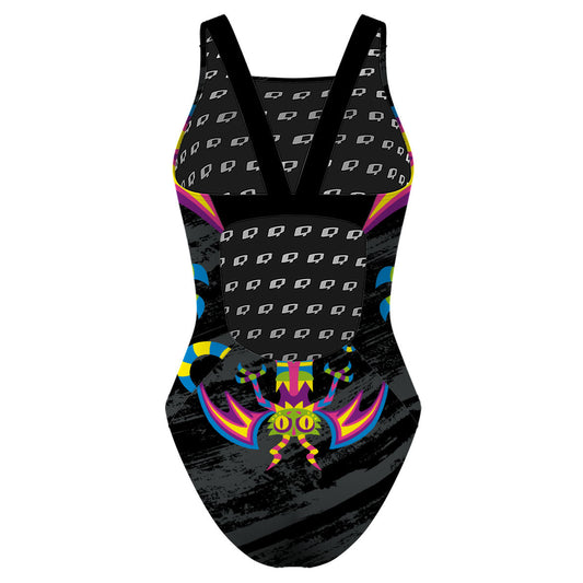 Alebrije Classic Strap Swimsuit, view 2
