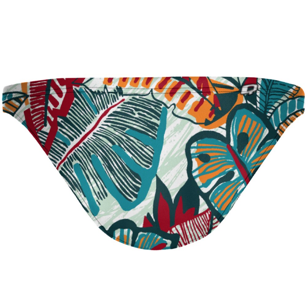 Flower Forest Tieback Bikini Bottom