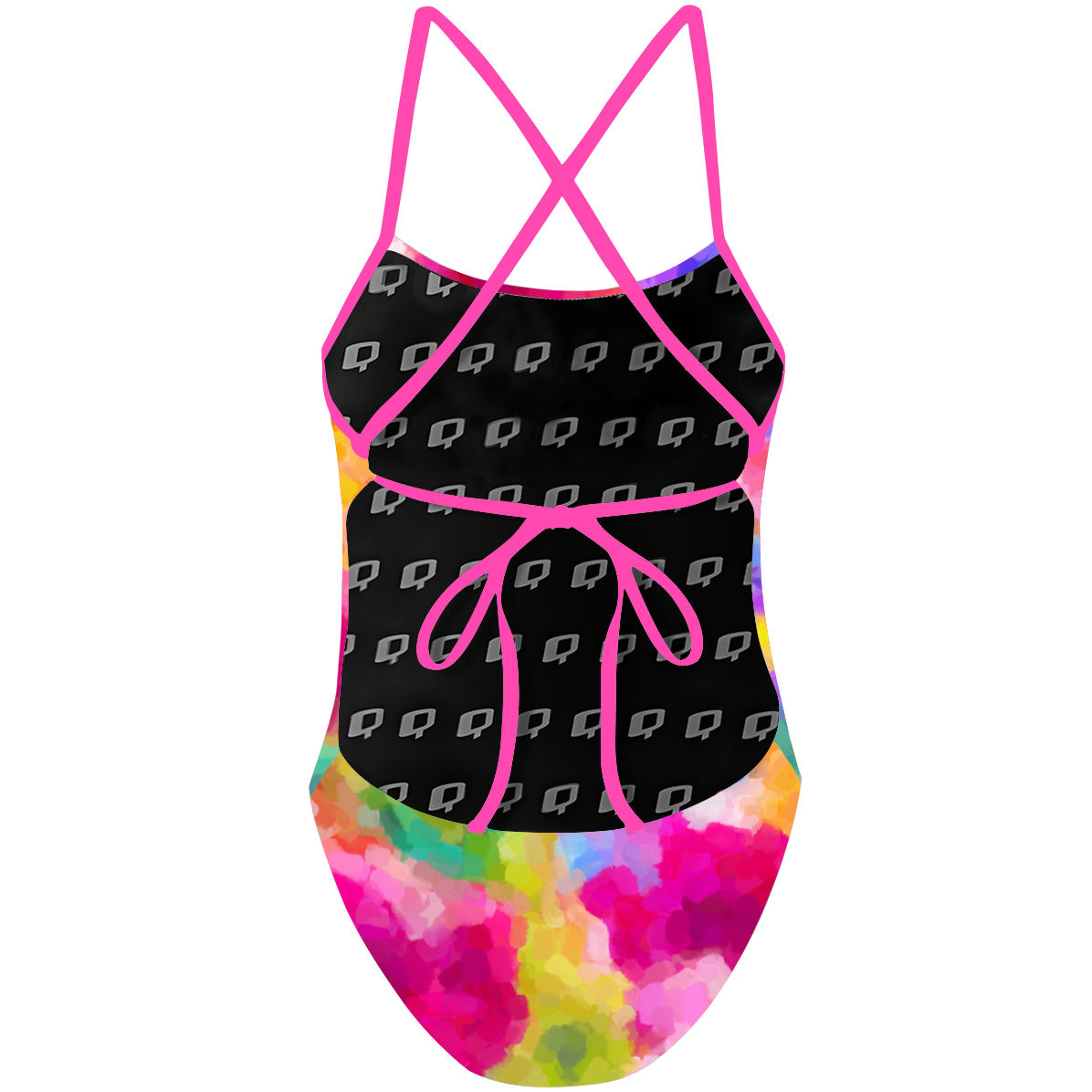 Spring Flowers - Tieback One Piece Swimsuit