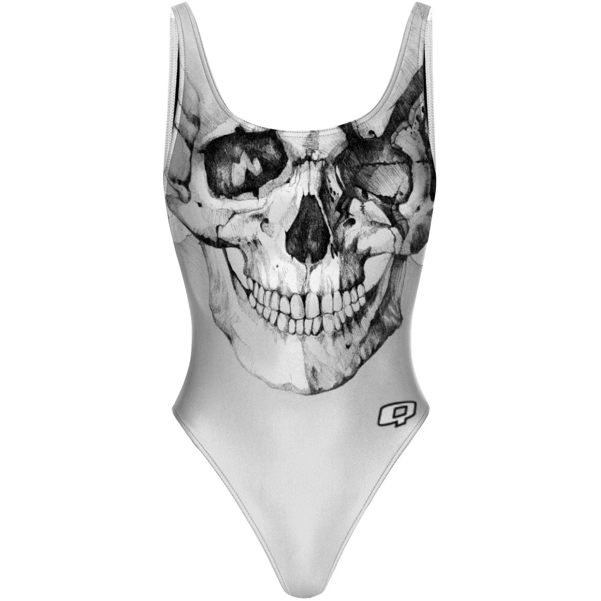 Hollow Head - High Hip One Piece Swimsuit