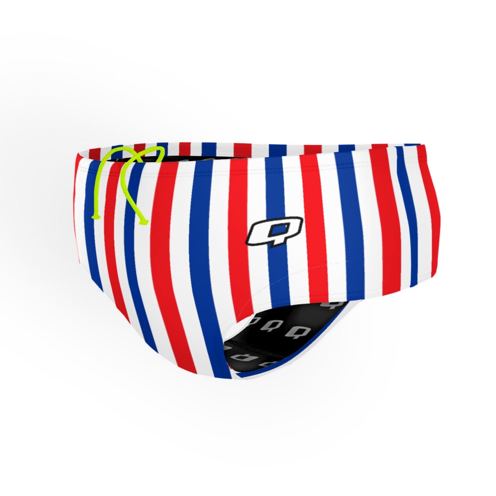July Stripes Classic Brief Swimsuit