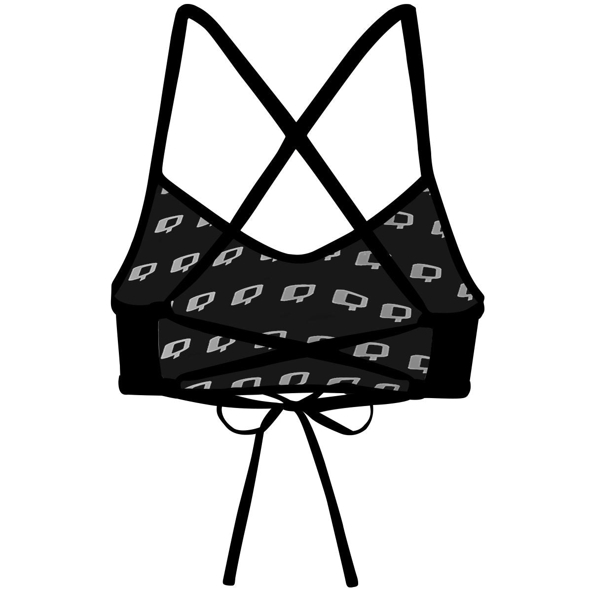 Claire Black - Ciara Tieback Bikini Top