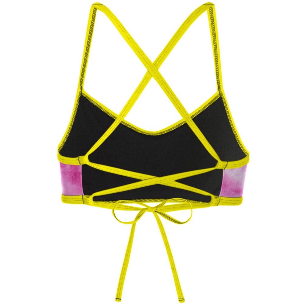 Tie Dye Pink Ciara Tieback Bikini Top