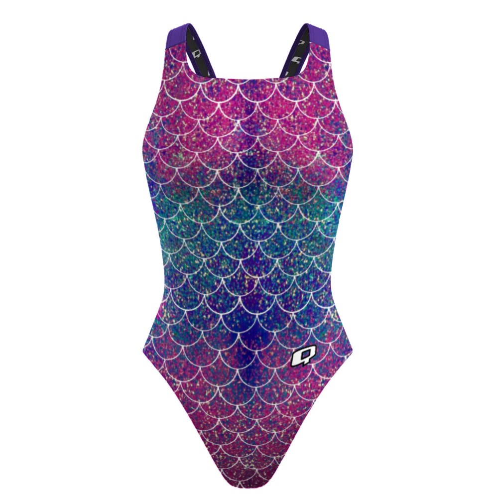 Mermaid Scales Classic Strap Swimsuit Q Swimwear