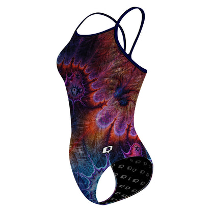 Psychedelic Tye Dye - Skinny Strap Swimsuit