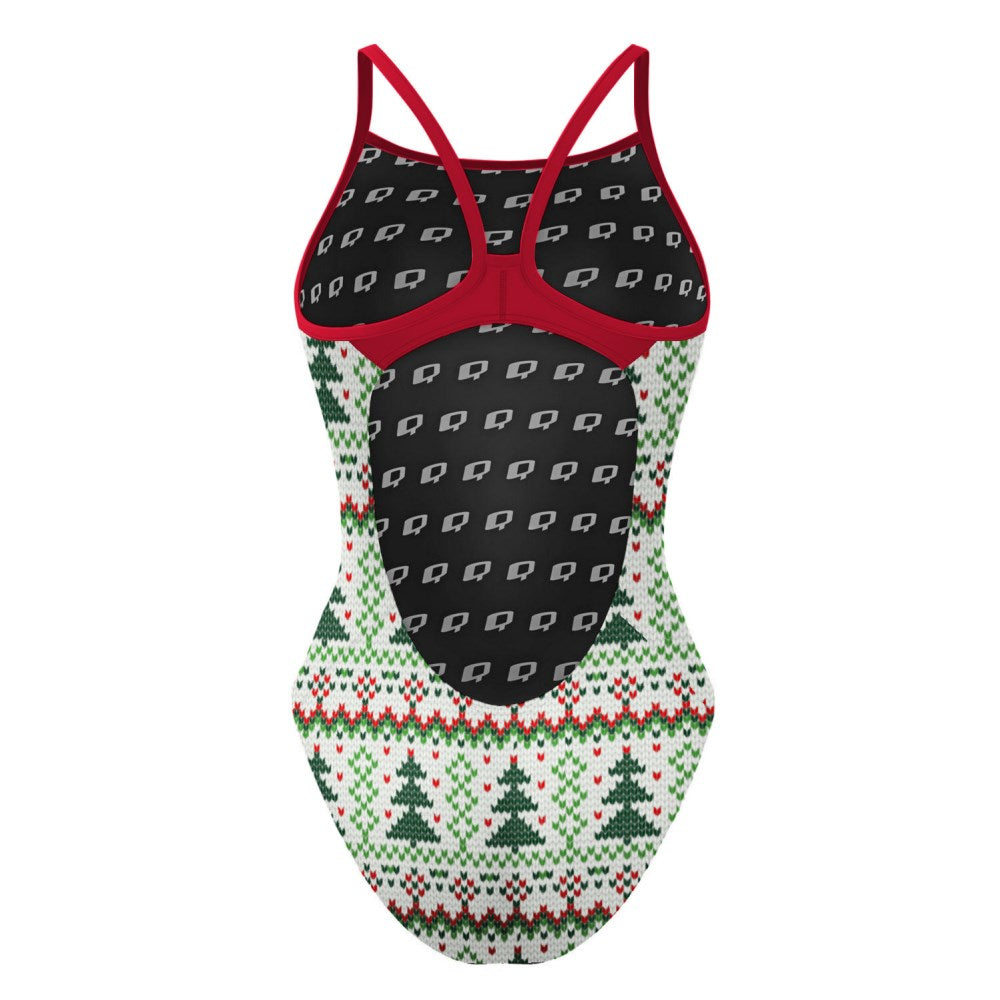 Winter Wonderland Skinny Strap Swimsuit