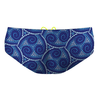 Blue Mosaic - Classic Brief Swimsuit