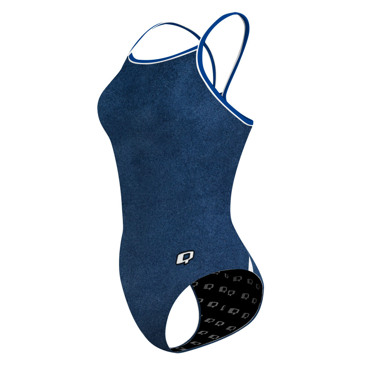 Blue Suede - Skinny Strap Swimsuit