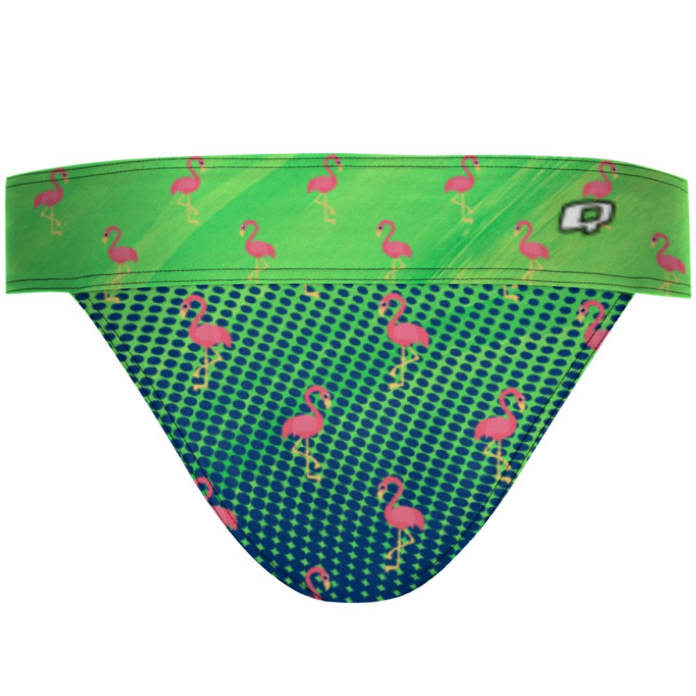 Party FlamingosDemi Cheeky Cut Bikini Bottom