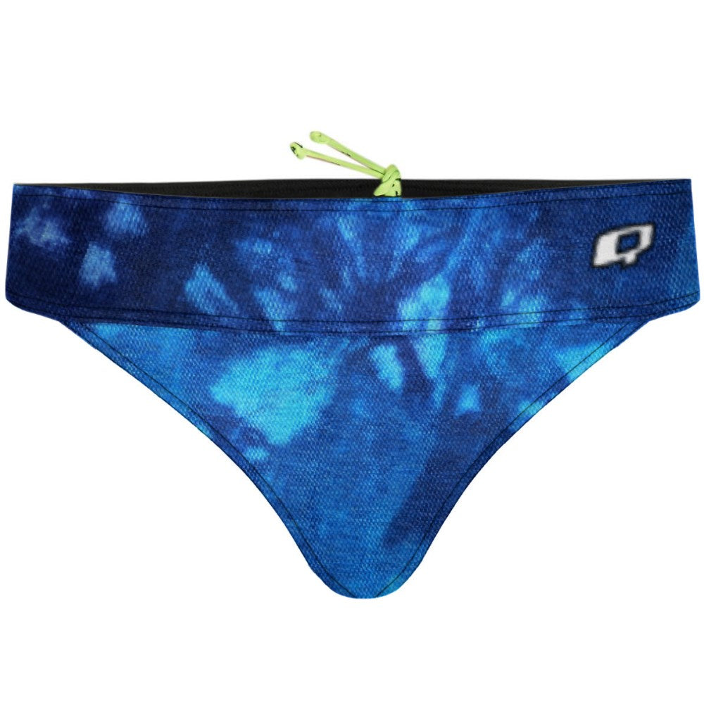 Tie Dye Blue Demi Cheeky Cut Bikini Bottom