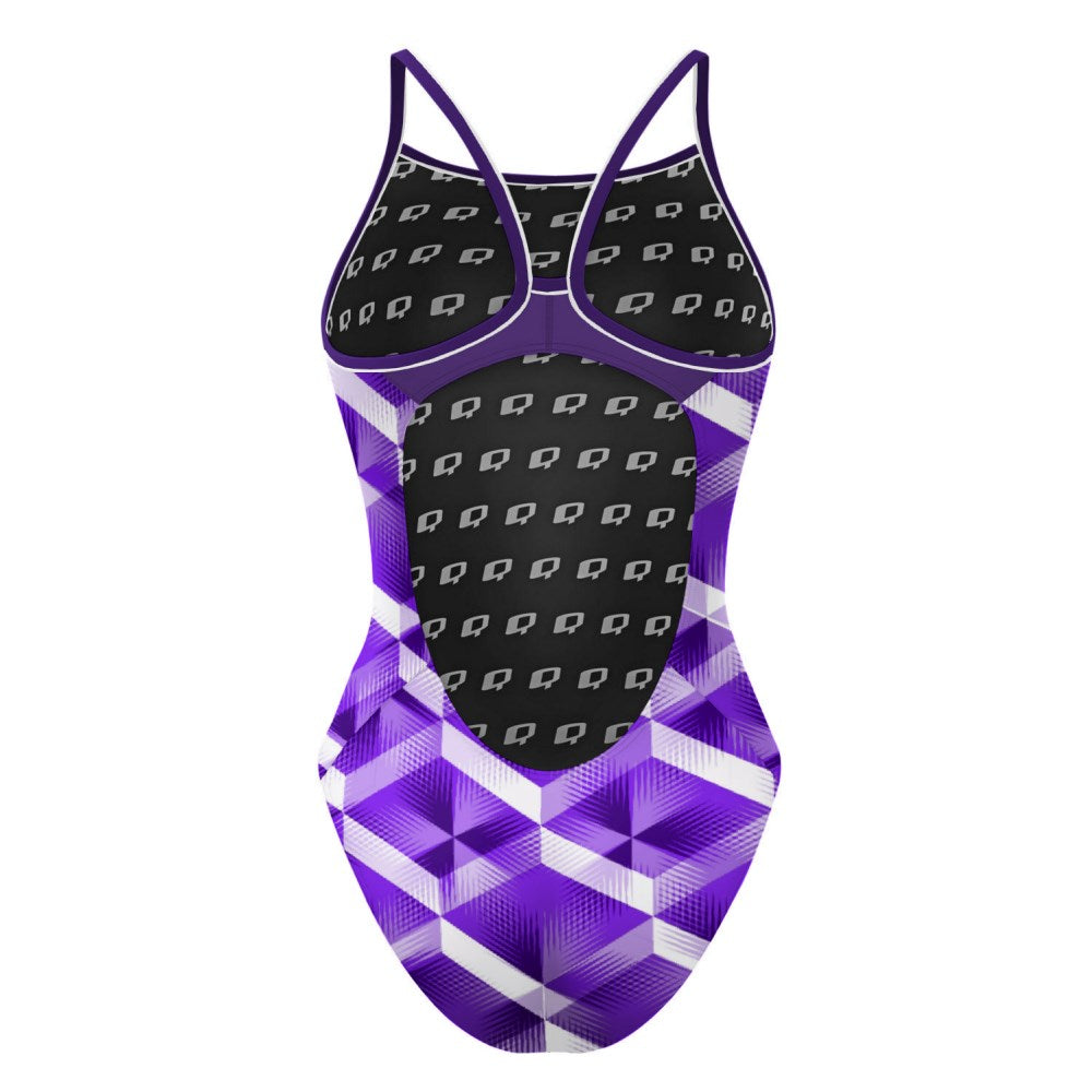 Amethyst Skinny Strap Swimsuit