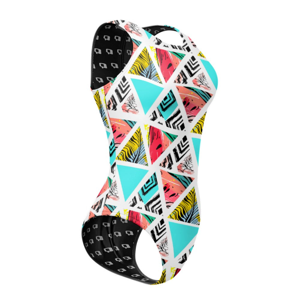 Watermelon Prism - Women Waterpolo Swimsuit Classic Cut