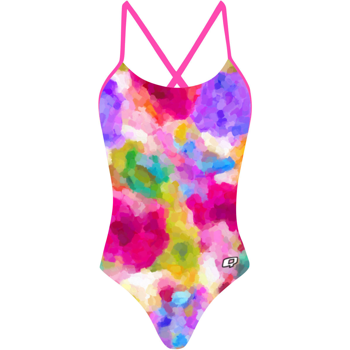 Spring Flowers - Tieback One Piece Swimsuit
