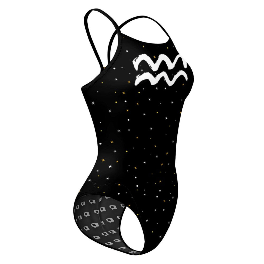 Aquarius Skinny Strap Swimsuit