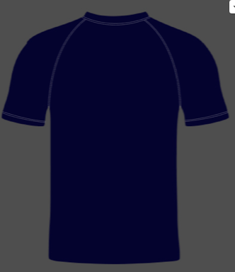 Big Blue Short Sleeve Teaching Rash Guard