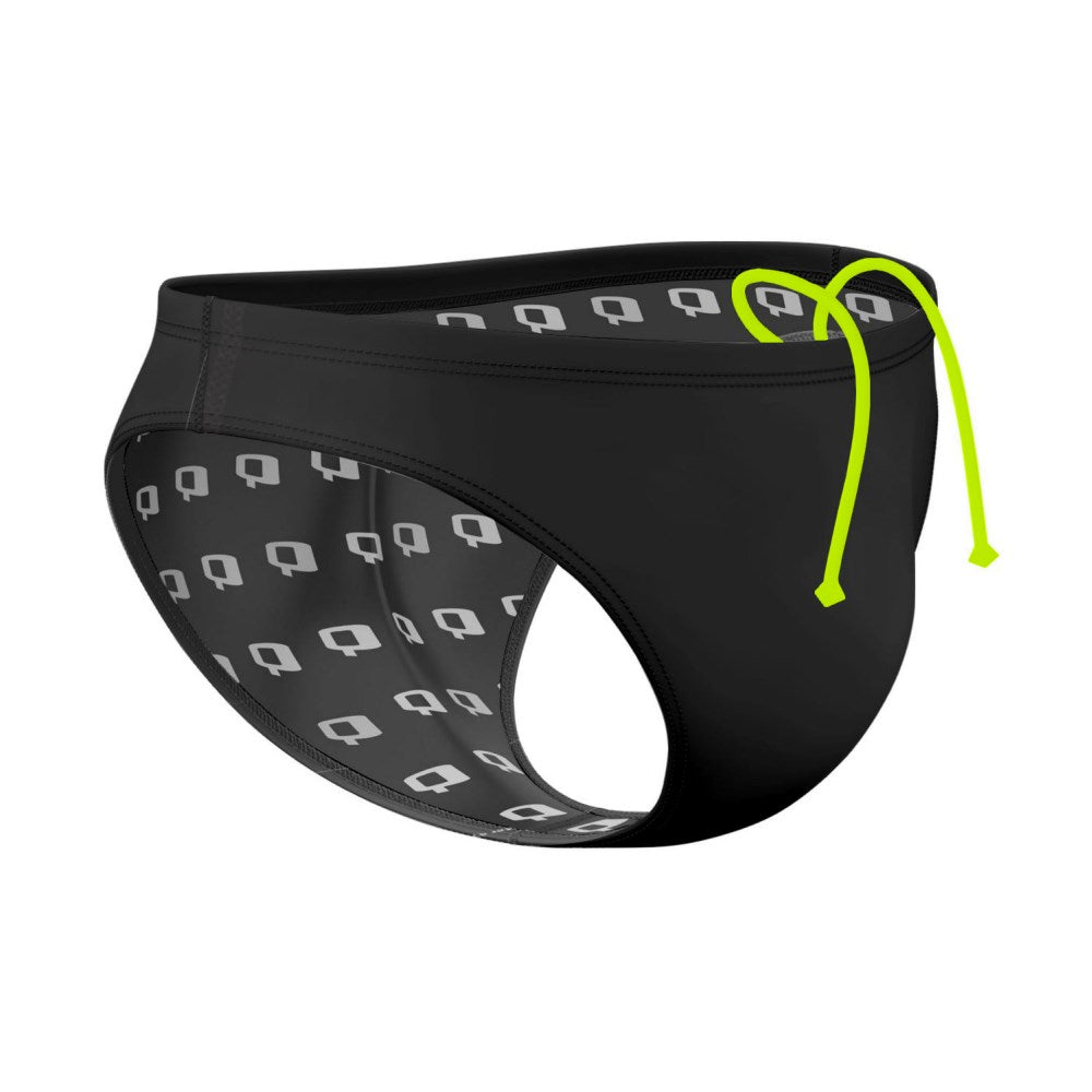 Solid Black - Waterpolo Brief