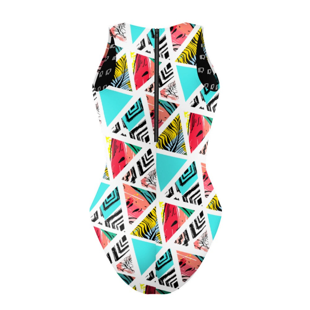 Watermelon Prism - Women Waterpolo Swimsuit Classic Cut