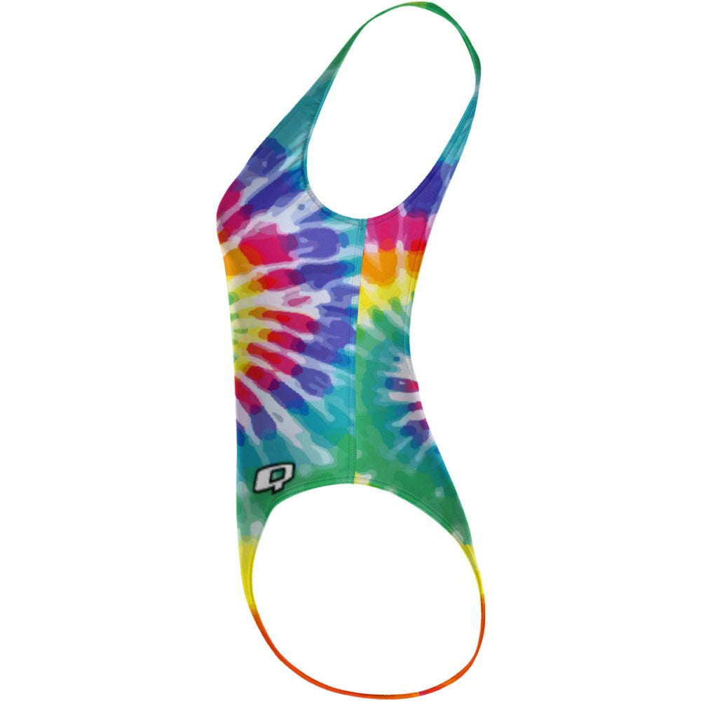Tie Dye Colors - High Hip One Piece