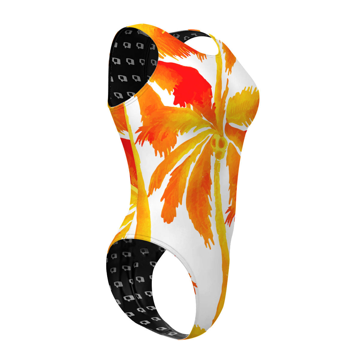 Palms - Women Waterpolo Swimsuit Cheeky Cut