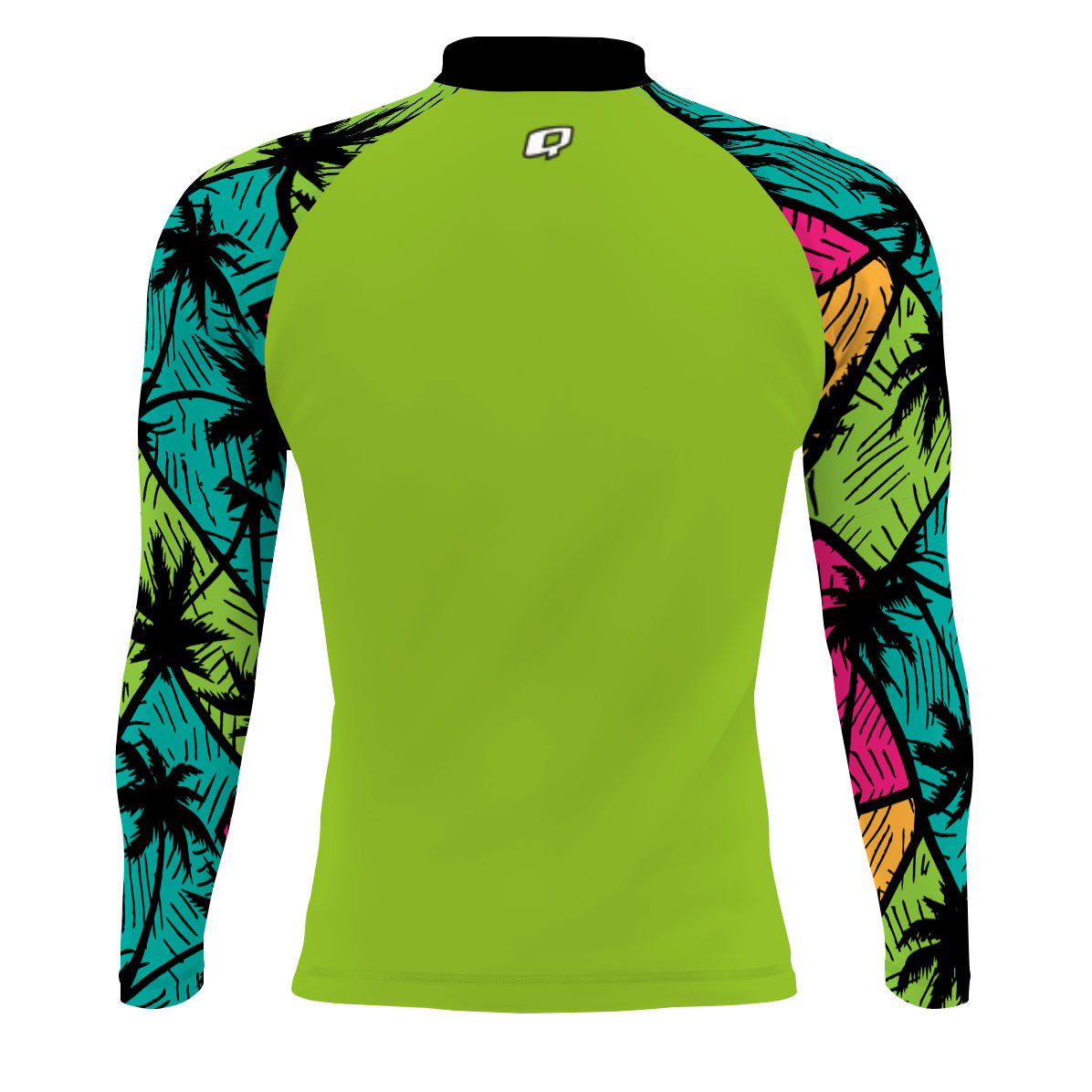 Palms Puzzle - Men's Surf UPF50+ Long Sleeve Rash Guard
