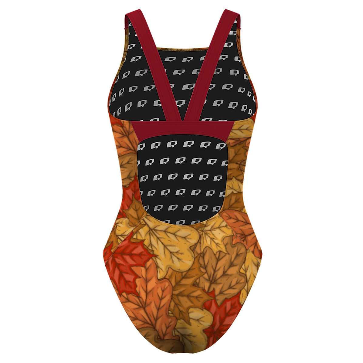 Yellow Leafs Classic Strap Swimsuit