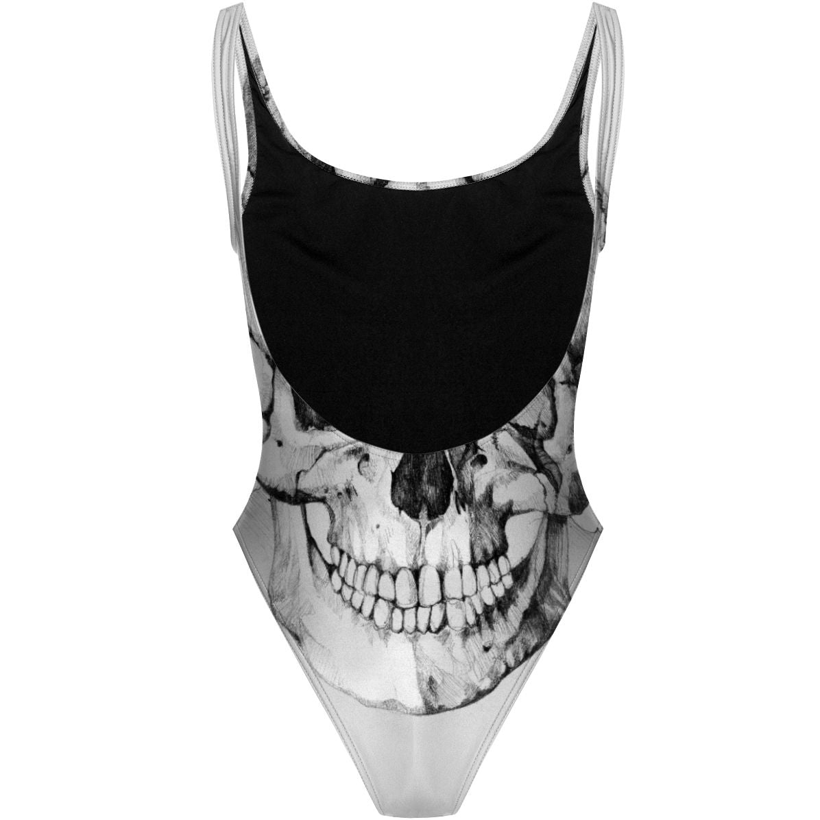 Hollow Head - High Hip One Piece Swimsuit