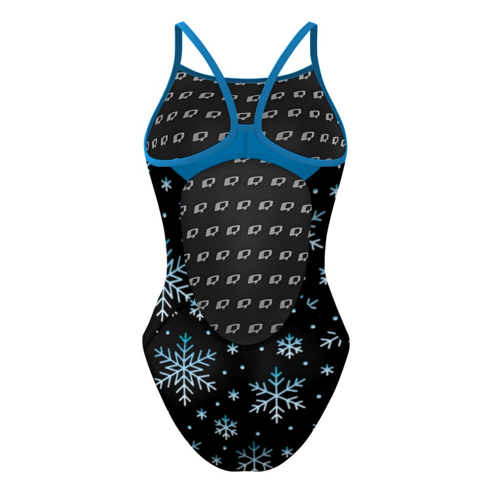 Blue Snowflake Bliss Swimsuit