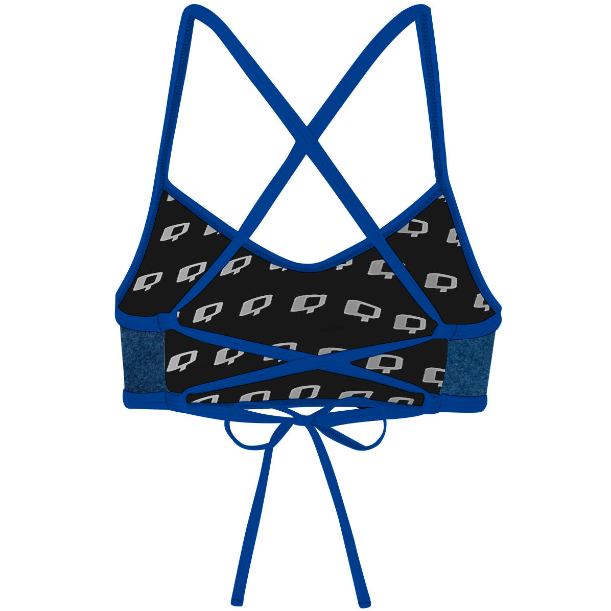 Blue Suede - Ciara Tieback Bikini Top